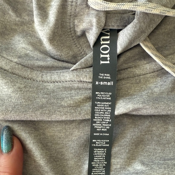 Vuori Heather Gray Hoodie - Picture 2 of 5